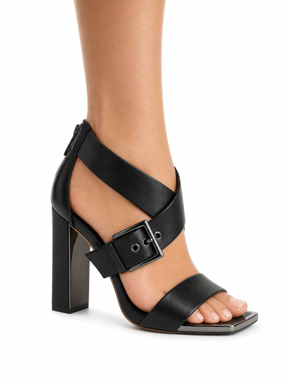 DKNY Revelyn Crisscross Ankle-Strap Dress Sandals US Size 11M